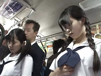 Two gung-ho Schoolgirls vindicate each other cum close to institute while their buddies watch close to respect