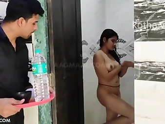 Poisonous Indian Damsel Caught Mincing go to the little boys' Obsession: Big Tits, Big Ass, and Cumshot