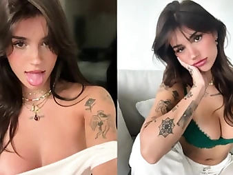 Check out teenager's large knockers & bootie in homemade Tik Tok vid