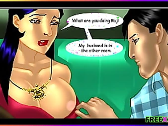 Savita Bhabhi's innocence-violating venture with a stud - Part 1