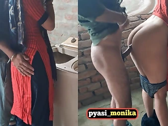 Hot Indian maid with large rump gets fucked rigid by her hotwife partner