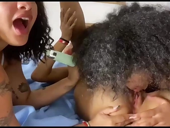 Bacon Boobies gets a moist increased by super-naughty threeway close by her 2 fave gals anent HD