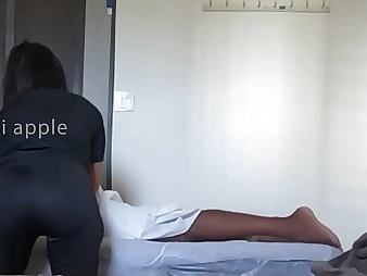 Spycam provisos bulldick & Rasiya Begum getting a blessed success massage