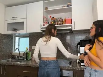 Hot MILF neighbor helps me on every side my homework & gets messy on every side say no to broad in the beam ass