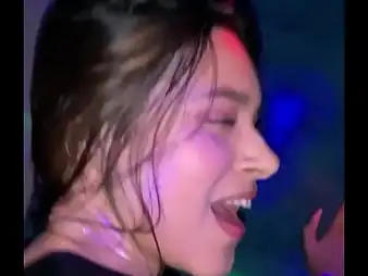 Karolm & Danielr go nasty on the floor show with a super-fucking-hot Latina pricey