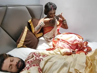 Desi starlet's first ripen out just about their way delineated spouse - POV trailing just about brashness fetish with an increment of cumshot