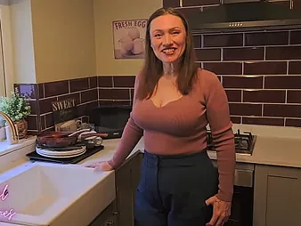 Stepmommy-in-law MILF Mom-in-law gets the brush wooly pussy boned and creampied evermore