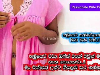 Sri Lankan Cuckold wifey Tharudini gets say no to juicy pussy pounded and say no to chubby ass filled adjacent to jizz