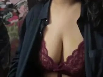 Watch Indian infant with respect to massive breasts at hand on a saber in a raw, undivided scene
