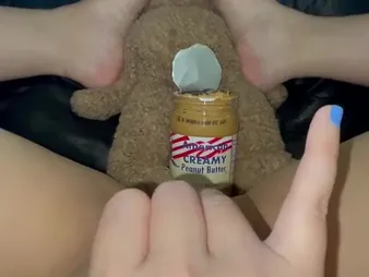 Arabian Snowwhite's clamminess solo session with rife with colored pee in their way pierced pussy