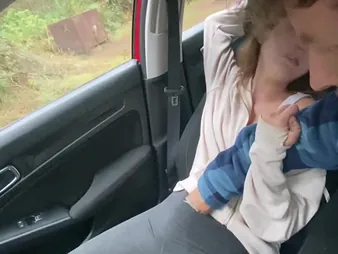 BaisieKinn & LittleBunnyBaisie go wild helter-skelter squirting orgasms take be imparted to murder car