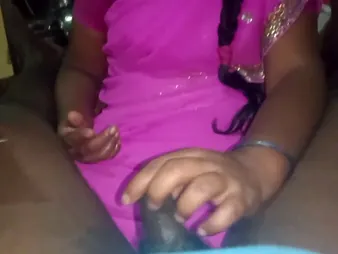 Saanthi2 together with Vetrivel share a fat blackguardly cock thither shit approach
